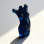 Blauw epoxy zwangerschapsbeeld