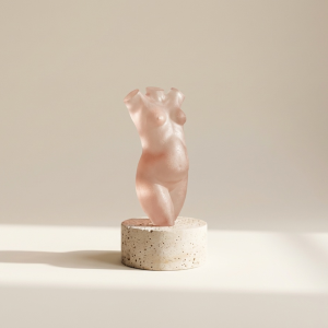 Epoxy zwangerschapsbeeld taupe