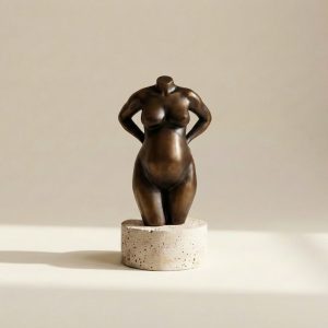 brons gegoten zwangerschapsbeeld