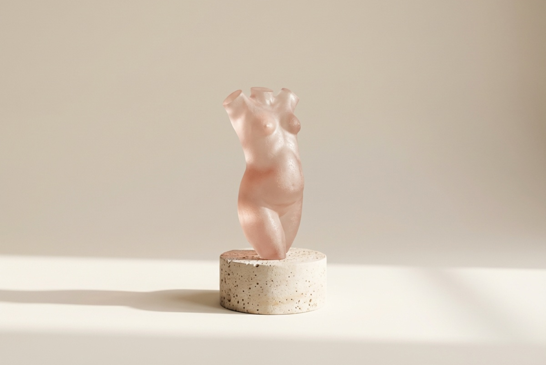 Beeldje laten maken zwangerschap - epoxy glas mat