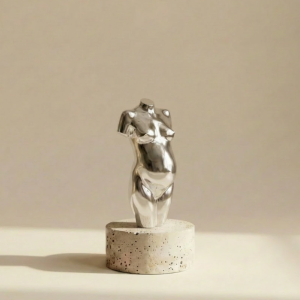 Beeldje laten maken zwangerschap - zilver