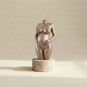 Lichtbrons veredeld zwangerschapsbeeld