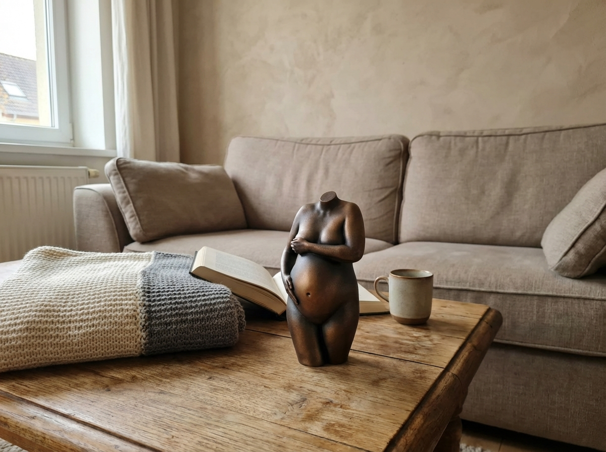 Brons resin in interieur