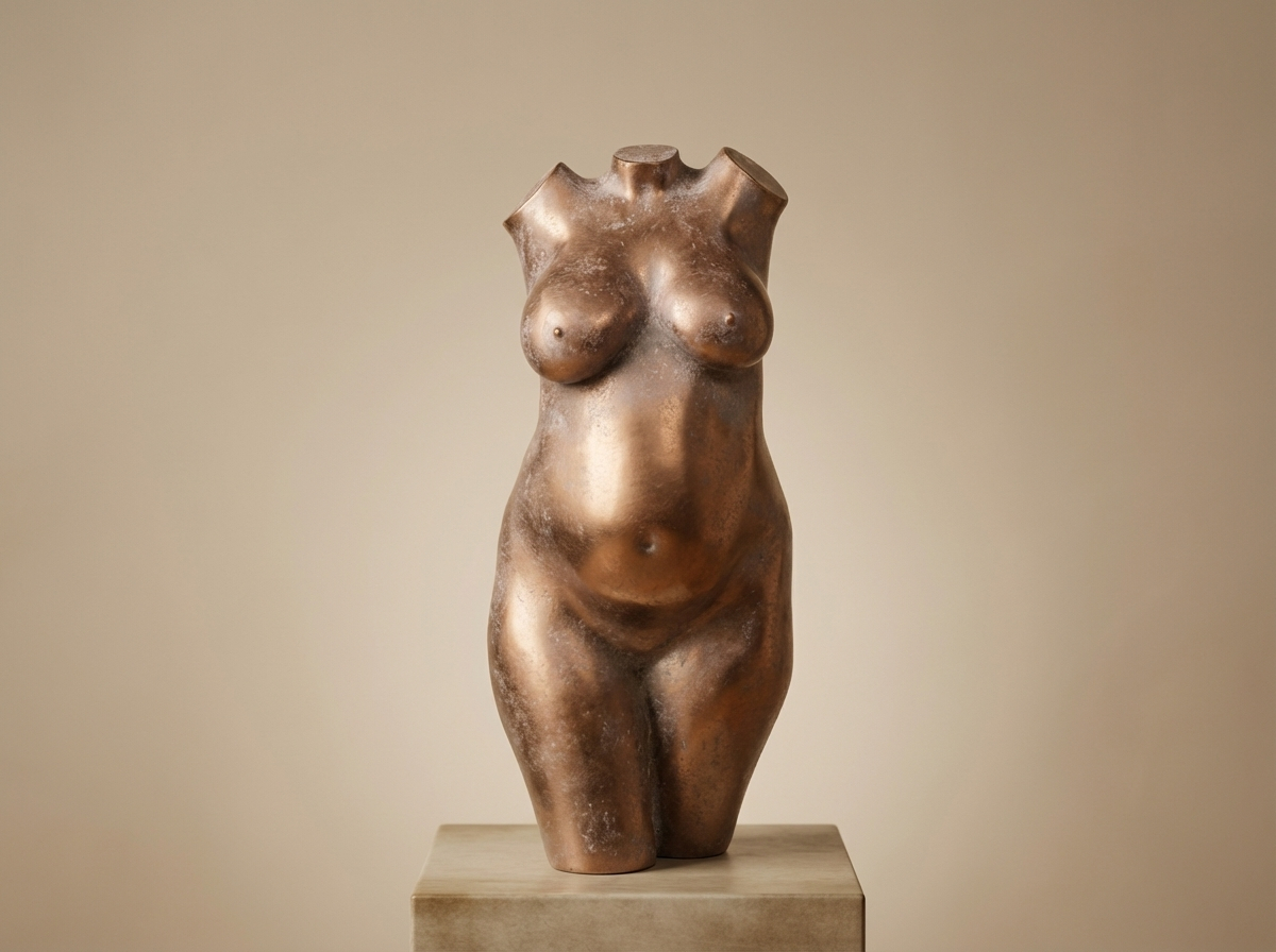 Licht gepatineerd brons productfoto