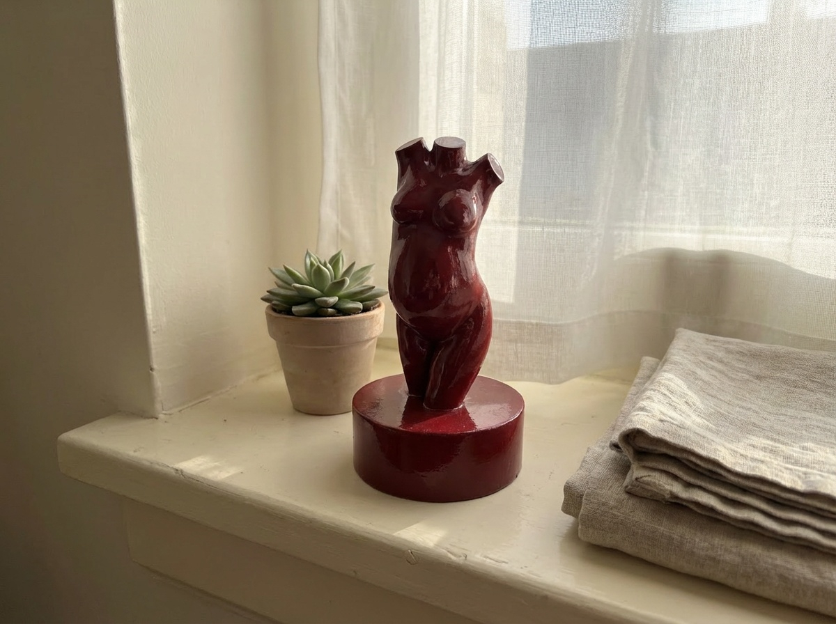 Bordeaux resin in interieur