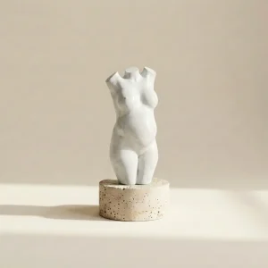 Veredeld witbrons zwangerschapsbeeldje